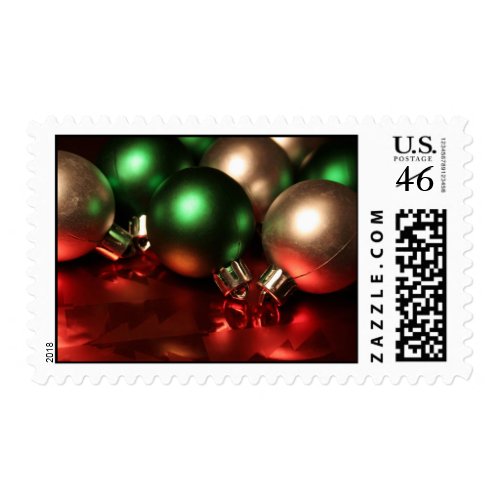 Green and Silver Balls stamp