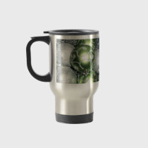 'Green and Silver Sparkle'  Travel Mug