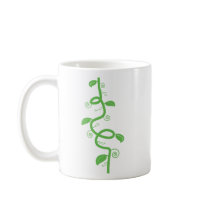 Green and the Beanstalk Coffee Mugs
