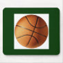GREEN AND WHITE BASKETBALL MOUSE PADS