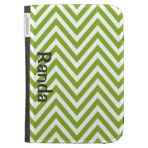 Green and White Chevron Kindle Case caseable cases