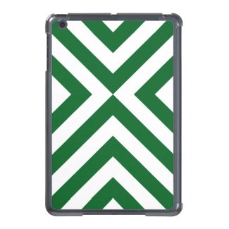 Green and White Chevrons iPad Mini Case