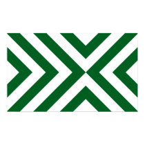 Green and White Chevrons posters