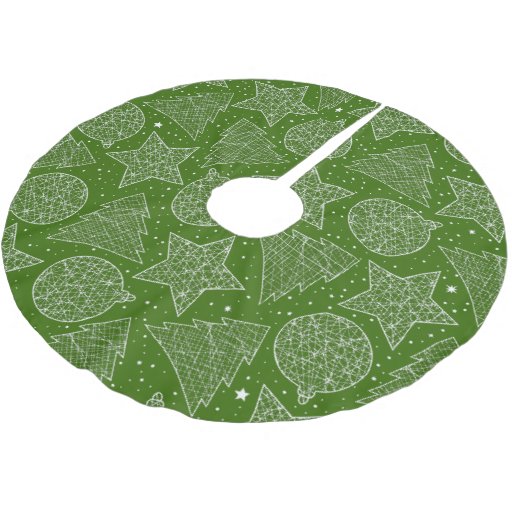 green and white christmas pattern tree skirt zazzle green and white christmas pattern tree skirt zazzle
