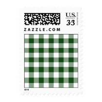Green and White Gingham Pattern – Small stamps
