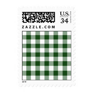 Green and White Gingham Pattern – Small