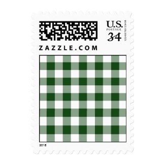 Green and White Gingham Pattern – Small