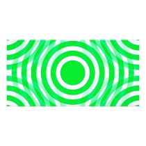 green_and_white_interlocking_concentric_circles photo cards