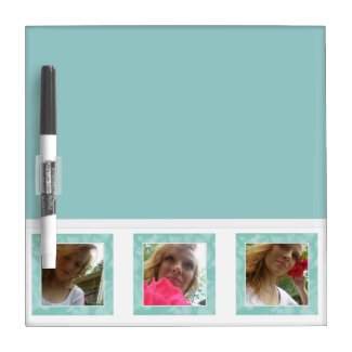 Green And White: Picture Dry Erase Board