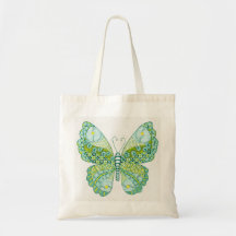 Green and Yellow Butterfly Bags