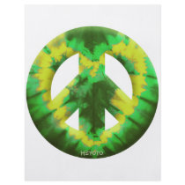 Green and Yellow Tie Dye Flyer