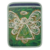 Green Angel Art Painting iPad Computer Sleeves Sleeves For Ipads