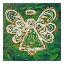 Green Angel Poster Print