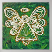 Green Angel Poster Print