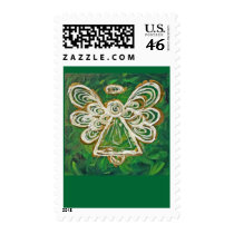 Green Angel Stamp
