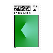 Green angle postage
