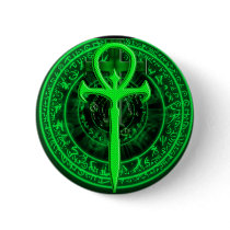 Green ankh buttons by spike_wolf Green ankh buttons