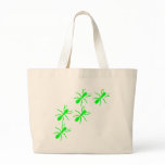 green ant trail canvas bag
