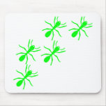green ant trail mouse pads