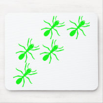 green ant trail mousepads