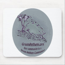 Green Anthem Mouse Pad mousepads