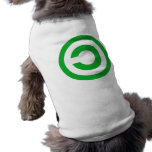 Green Anti-Copyright Copyleft Public Domain Symbol Pet Tshirt