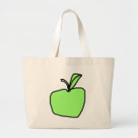 Green Apple. Canvas Bag