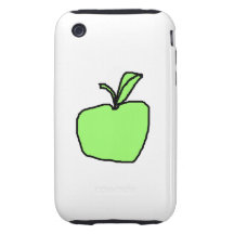 Green Apple. Tough iPhone 3 Case