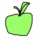 Green Apple. Cut Outs