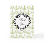 Green Apple Damask cards