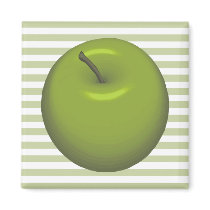 Green Apple Magnet