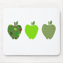 Green Apple Mouse Pads
