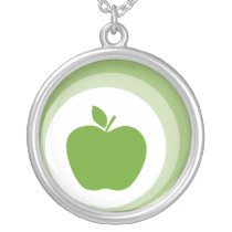 green apple Necklace