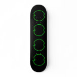 Green Apple Outline. Skateboard Decks