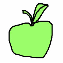 Green Apple. Cut Outs
