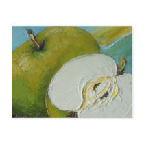 Green Apple Post Card postcards by OriginalsbyParis Green Apple Post Card postcards