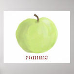 Green Apple Poster Print