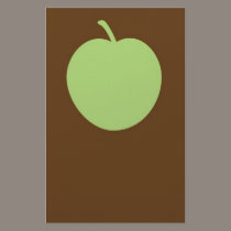 Green apple stationery