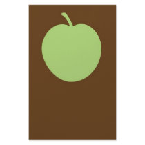 Green apple personalized stationery
