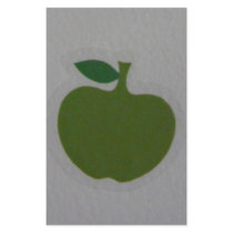 green apple personalized stationery