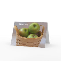 Green Apples Wedding Thank You Card