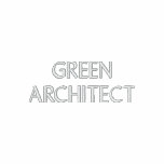 "Green Architect" Long Sleeve Men's Blue Polo
