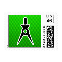 Green Architect Postage Stamp