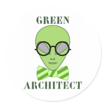Green Architect Sticker