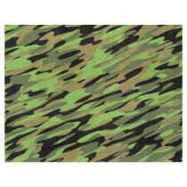 Green Army Camouflage Textured Custom Flyer