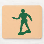 Green Army Man Mouse Pads