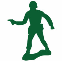 Green Army Man Photo Cutouts