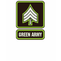 Green Army T-Shirt by evilcloneempire Green Army T-Shirt