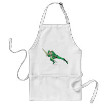 Green Arrow Crouches Apron