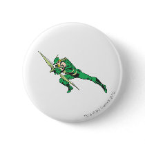 Green Arrow Crouches Pinback Buttons